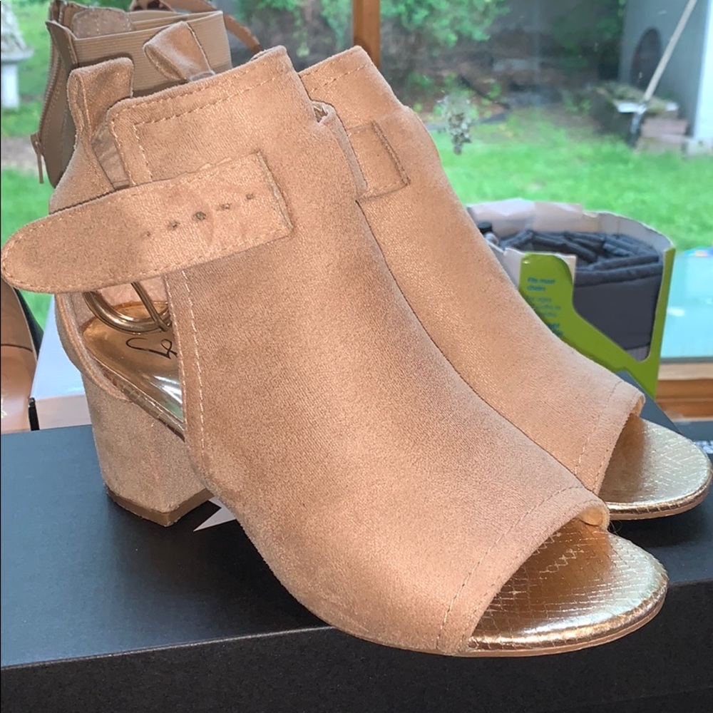 Windsor open toe bootie